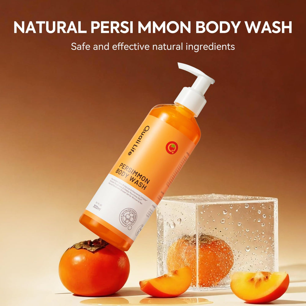 QualiLife Persimmon: envase concentrado de 296 ml para espuma duradera y ahorro.