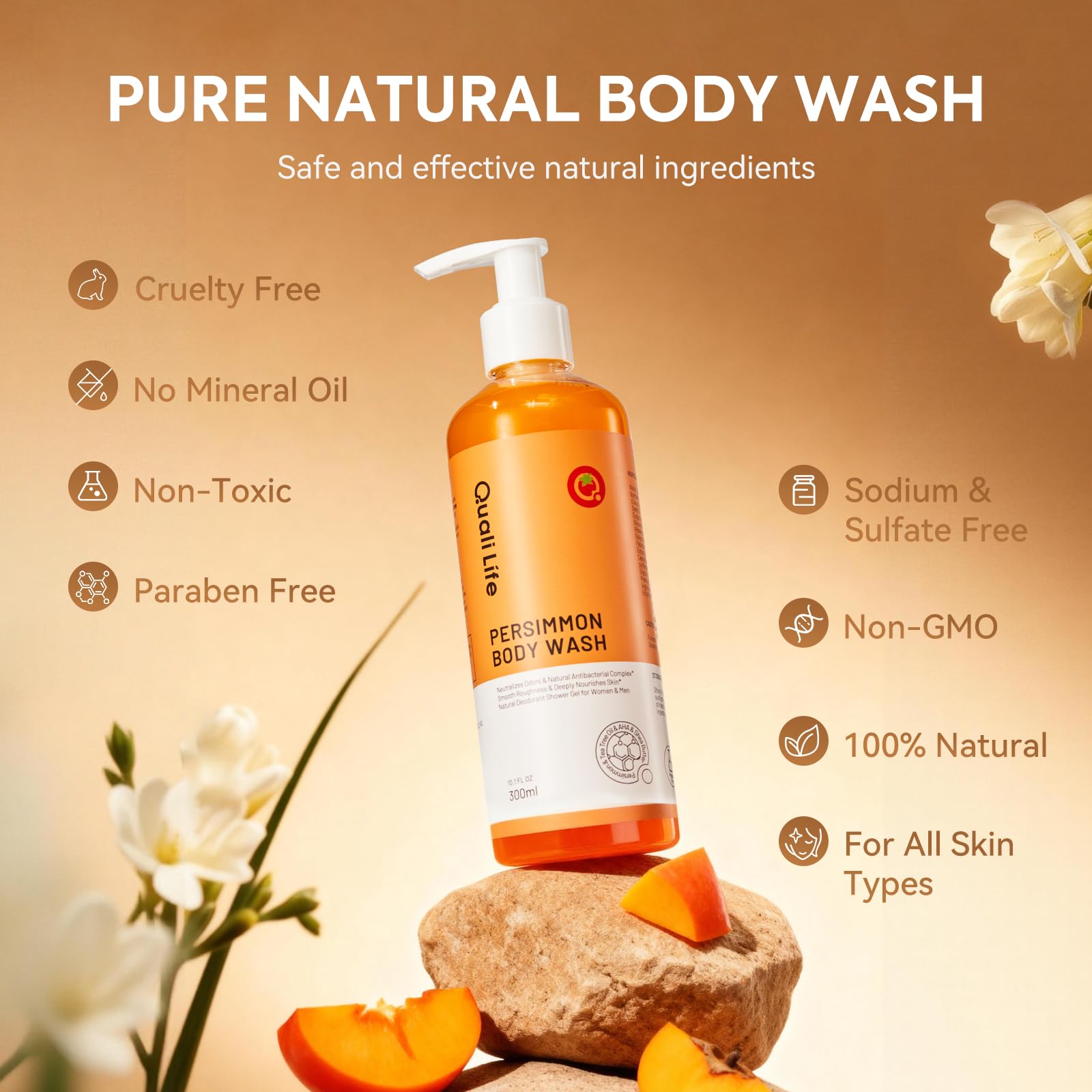QualiLife Persimmon: cuidado suave para toda la familia, confianza diaria.