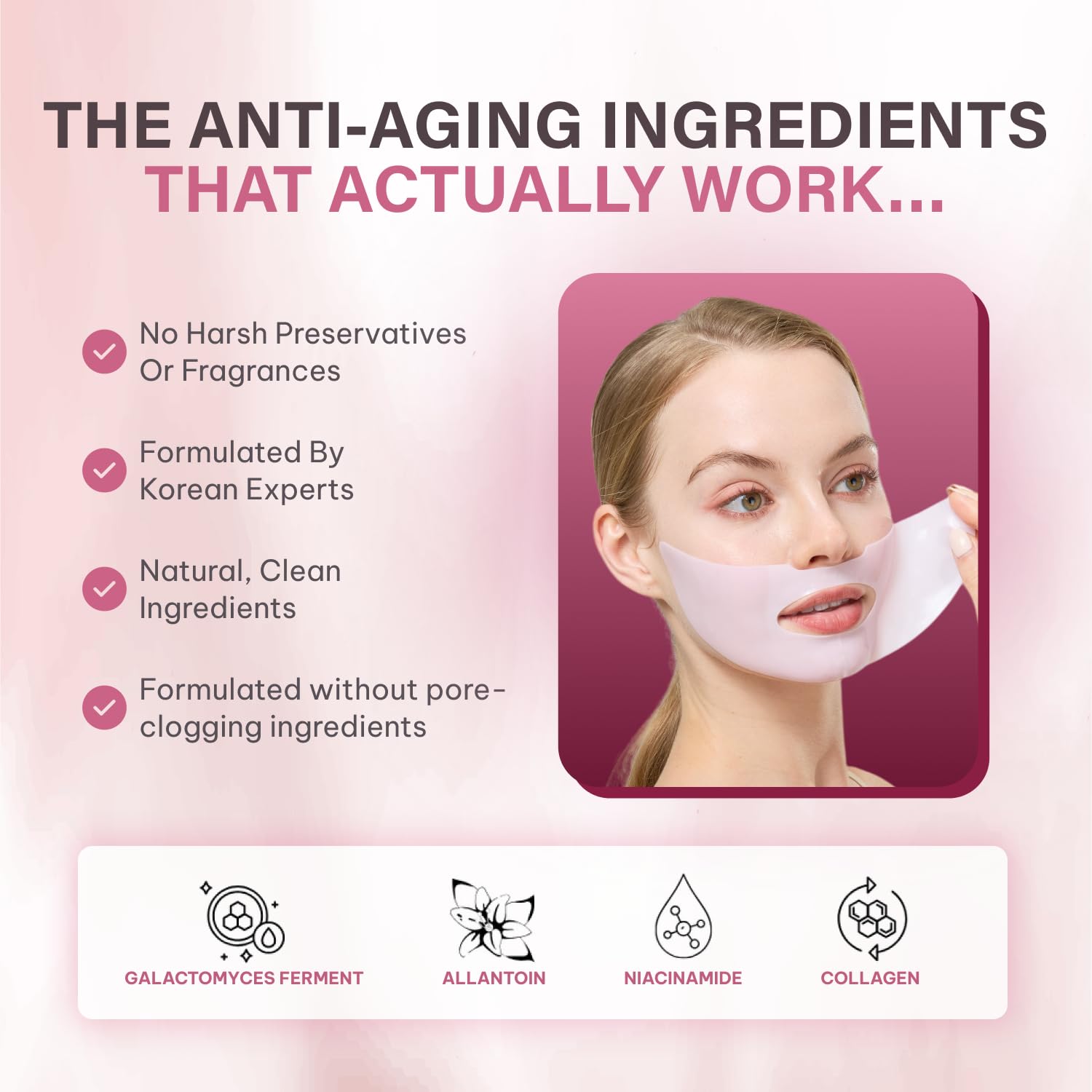 Quasi Bio-Collagen mascarilla para ritual nocturno coreano.