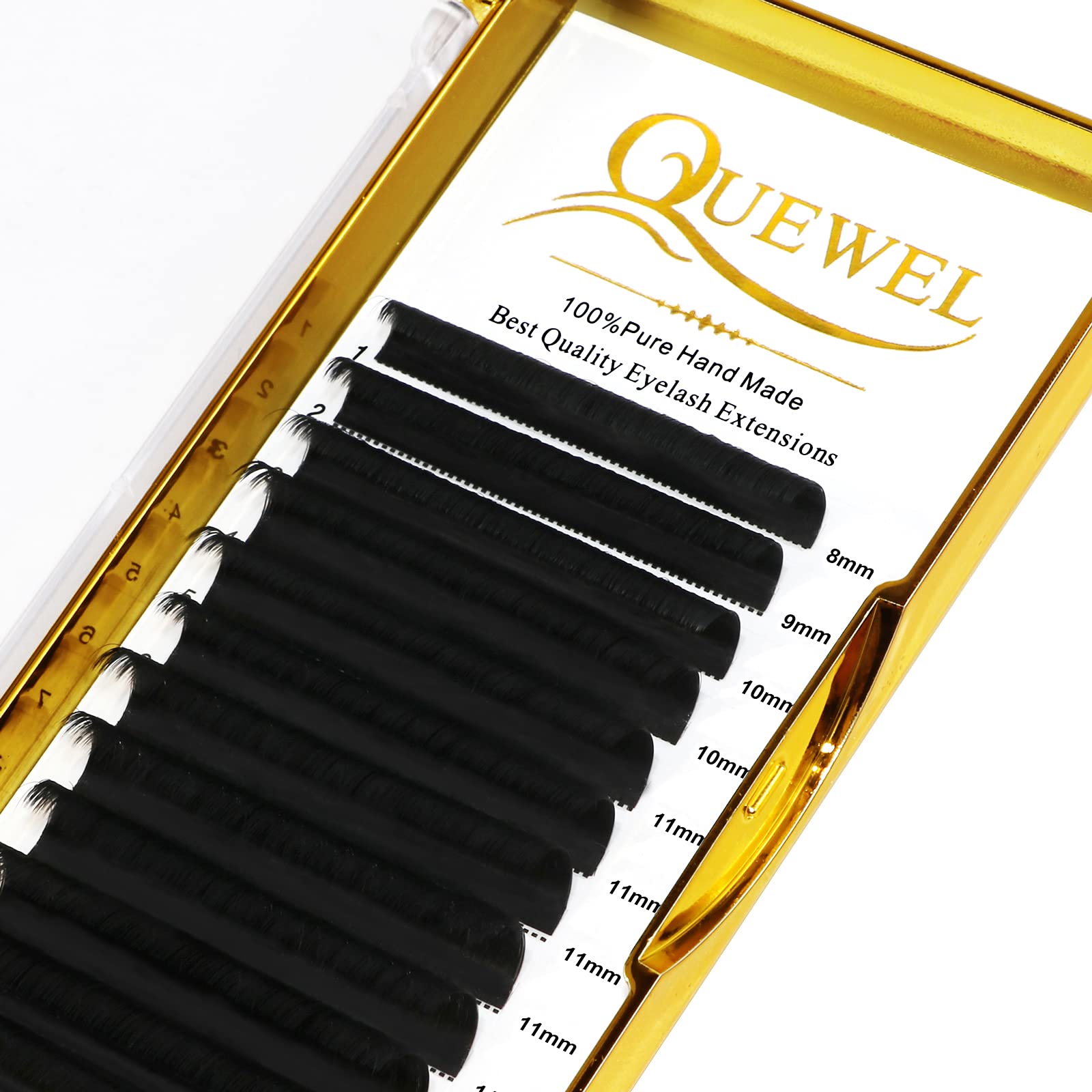 QUEWEL extensiones de pestañas con abanico, servicio postventa 24h.
