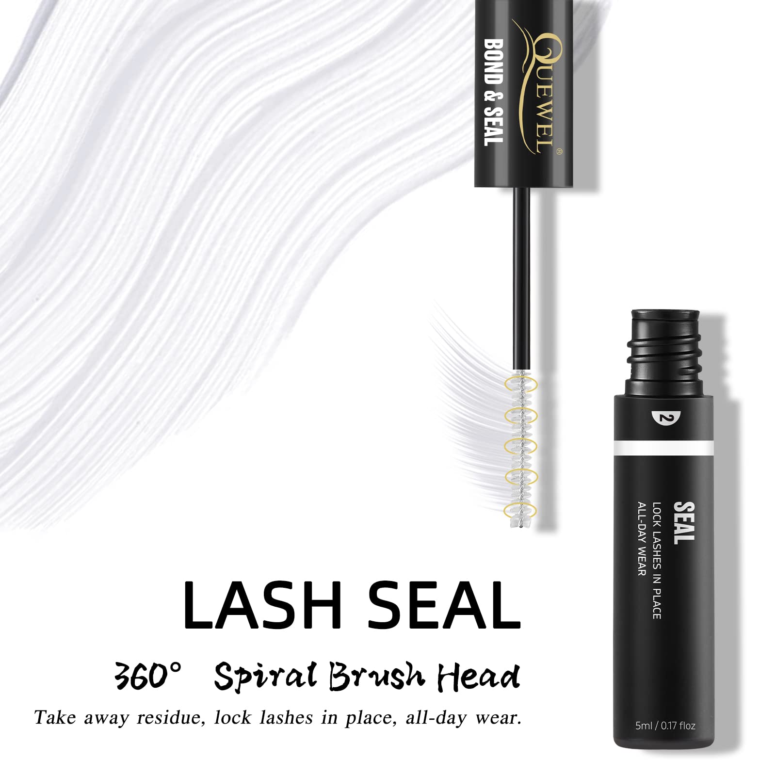 QUEWEL Lash Clusters resistente al agua para uso diario.
