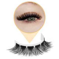 QUEWEL pestañas 8-16 mm, longitud ajustable para ojo