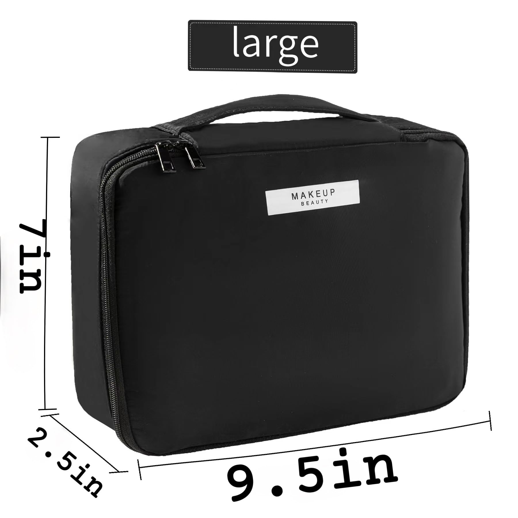Queboom bolsa maquillaje para viajes frecuentes mantiene orden.