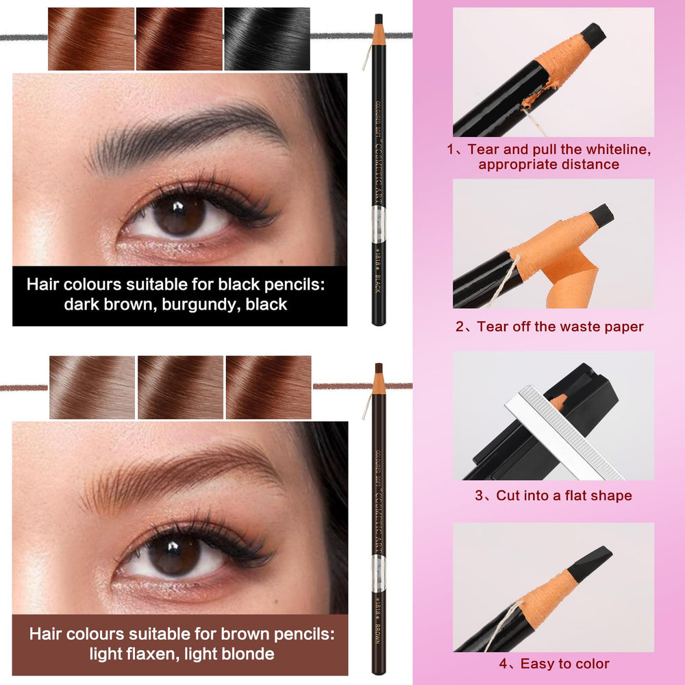 Queejoy guide flux travail efficace pour créer des sourcils symétriques rapidement.