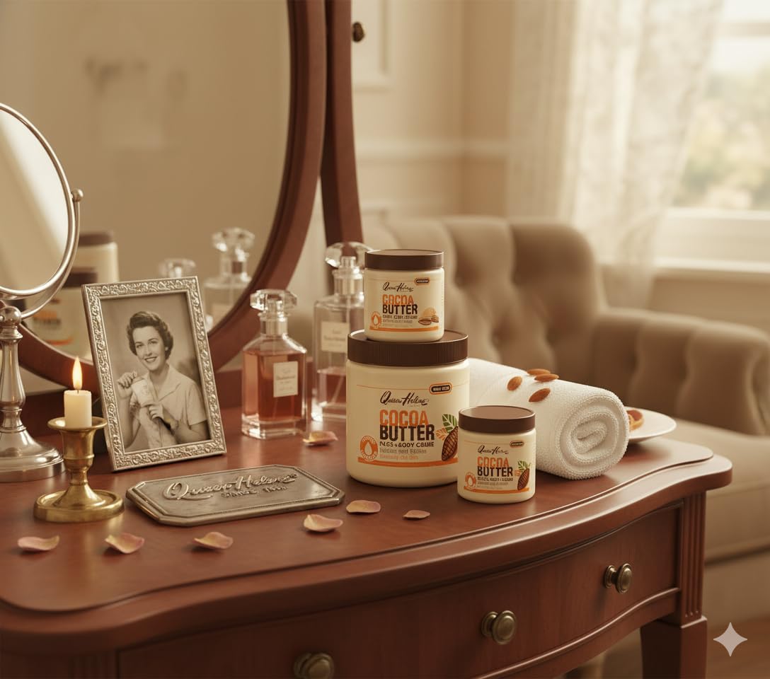 Frasco compacto de Queen Helene Cocoa Butter para tu rutina.