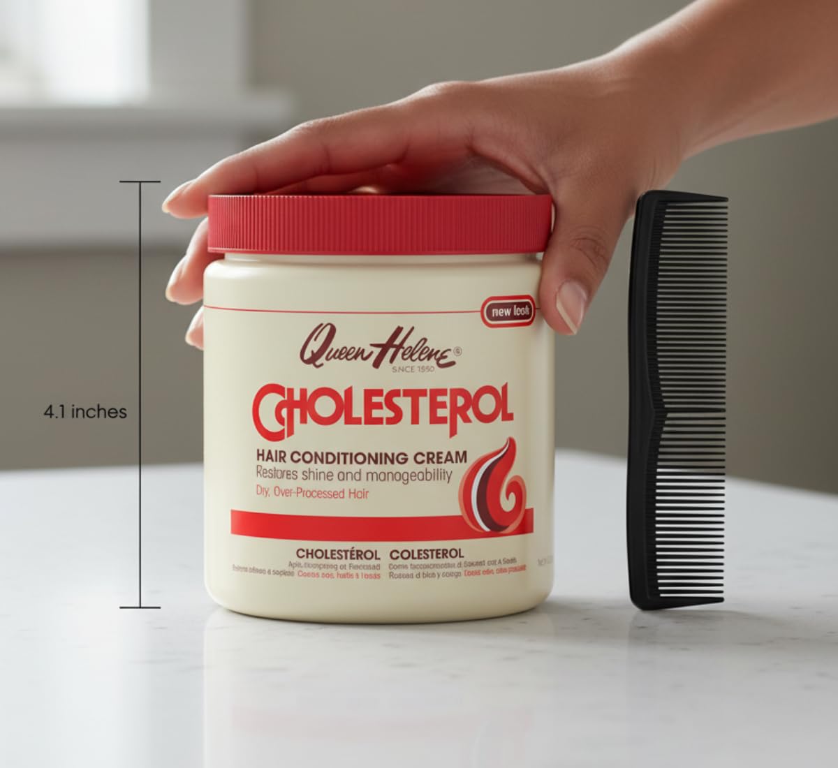 Rutina diaria suave con la crema Queen Helene Colesterol