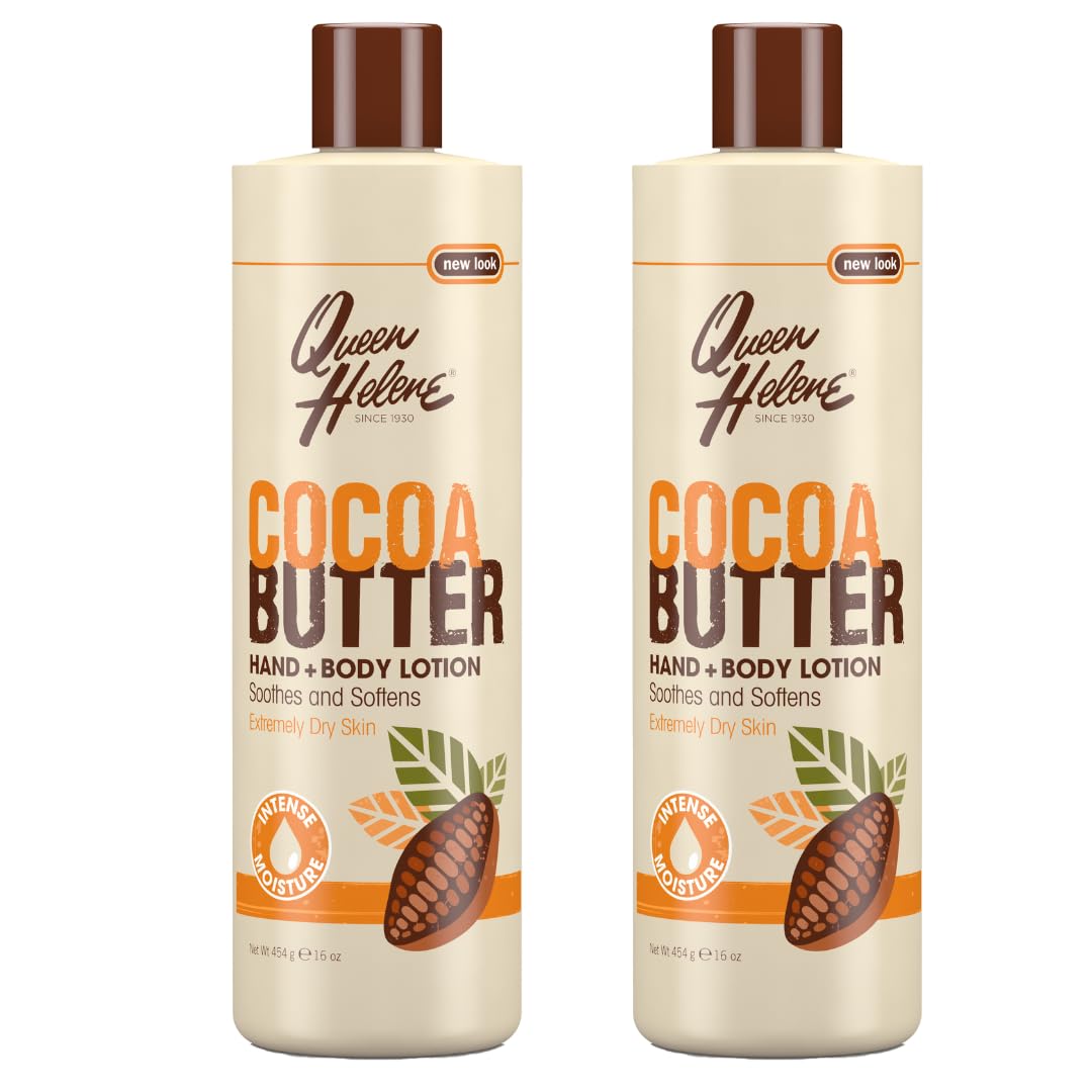 Queen Helene Loción de Manteca de Cacao para mano y cuerpo suaviza la piel