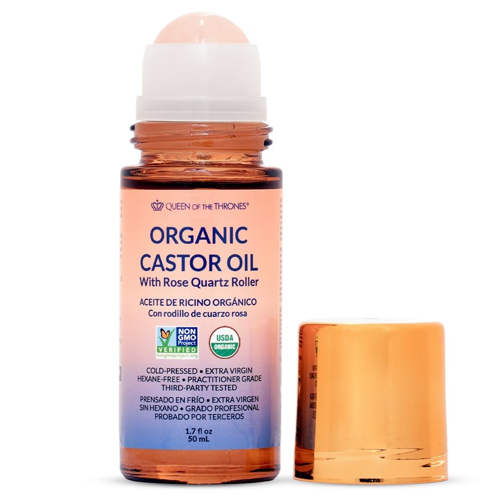 QUEEN OF THE THRONES Roller Rose Quartz: application précise pour hydrater la peau.