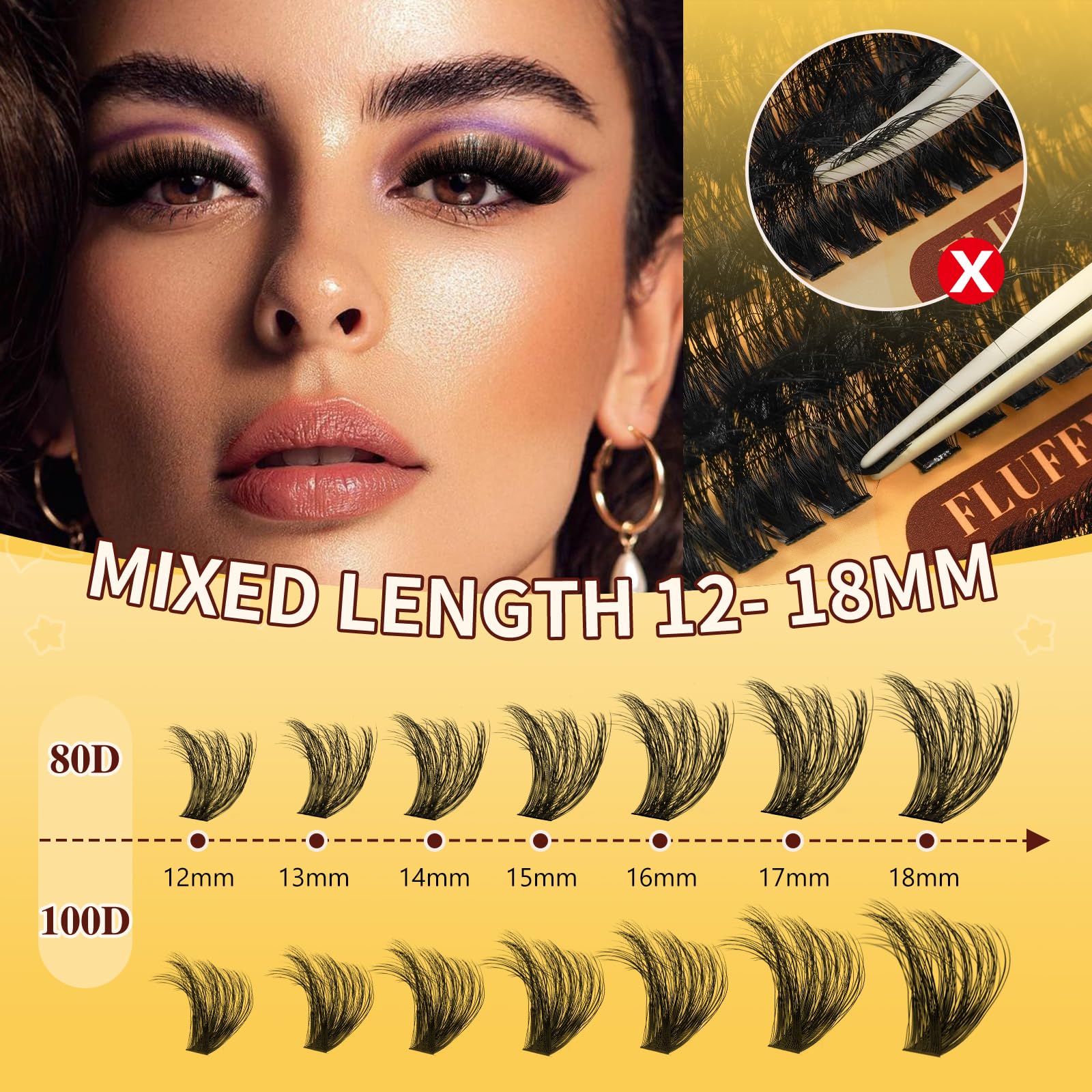 QUEWEL adhesivo fijación pestañas 10 ml, aplicación estable