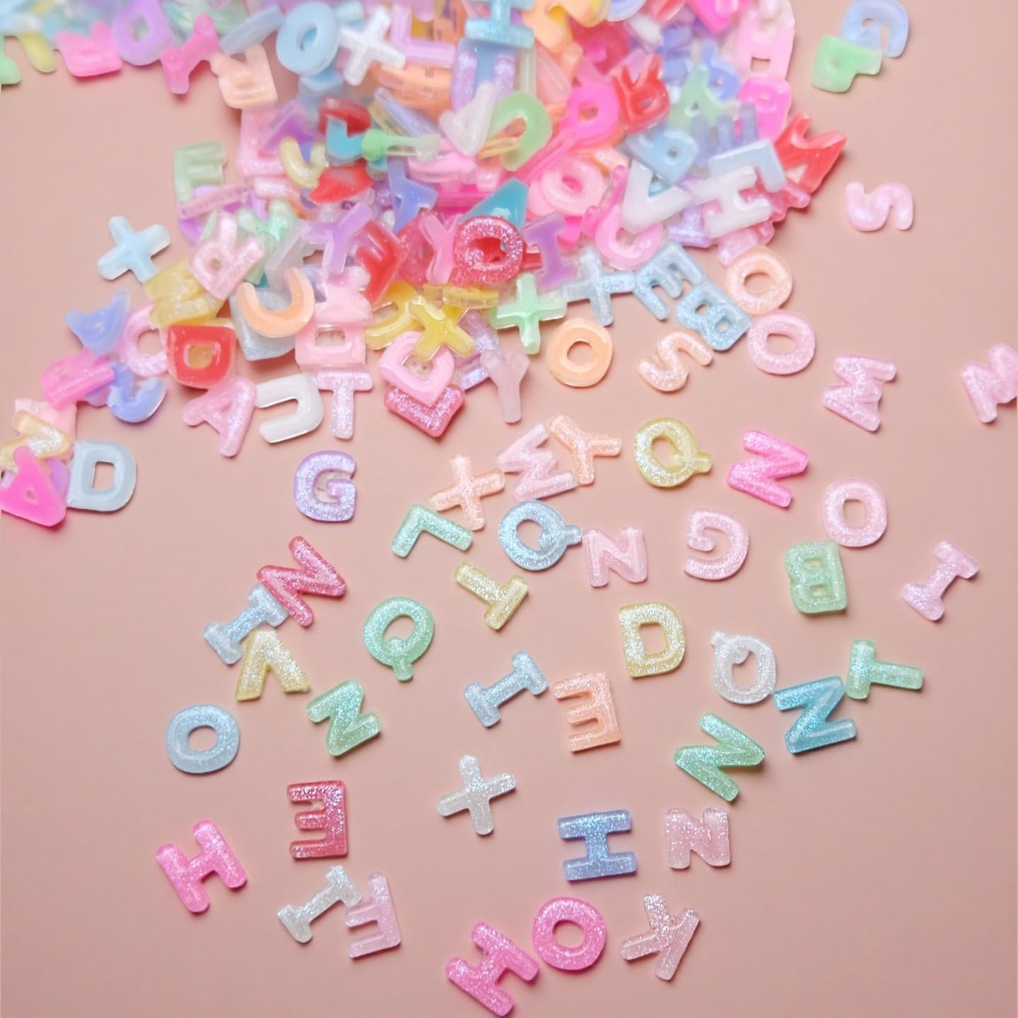 Quezadyl accesorios uñas letras coloridas para personalizar diseños de manualidades