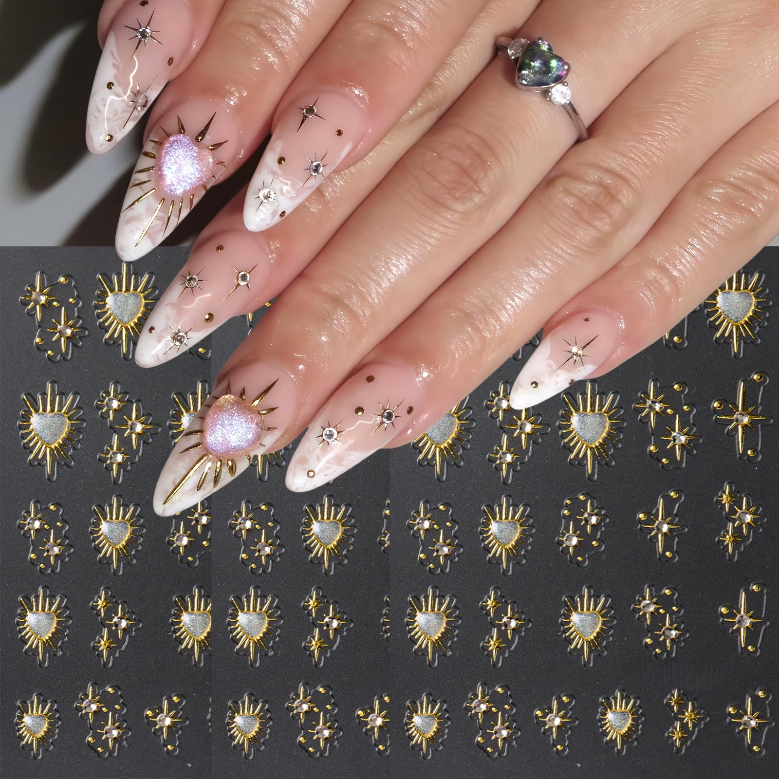 Quezadyl arte de uñas versátil para uñas y accesorios decorativos.