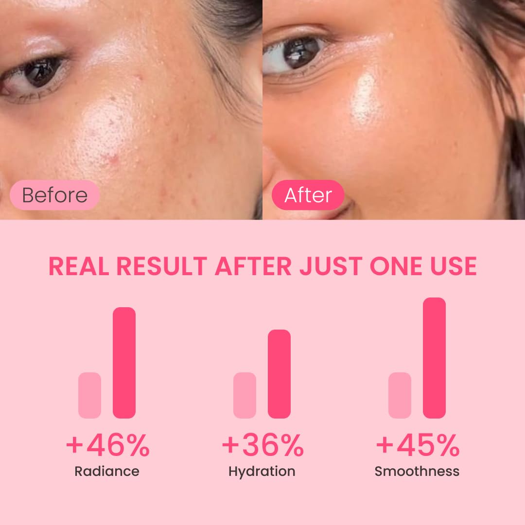Absorción rápida de QUIA Beauty, piel fresca y sin sensación grasa.