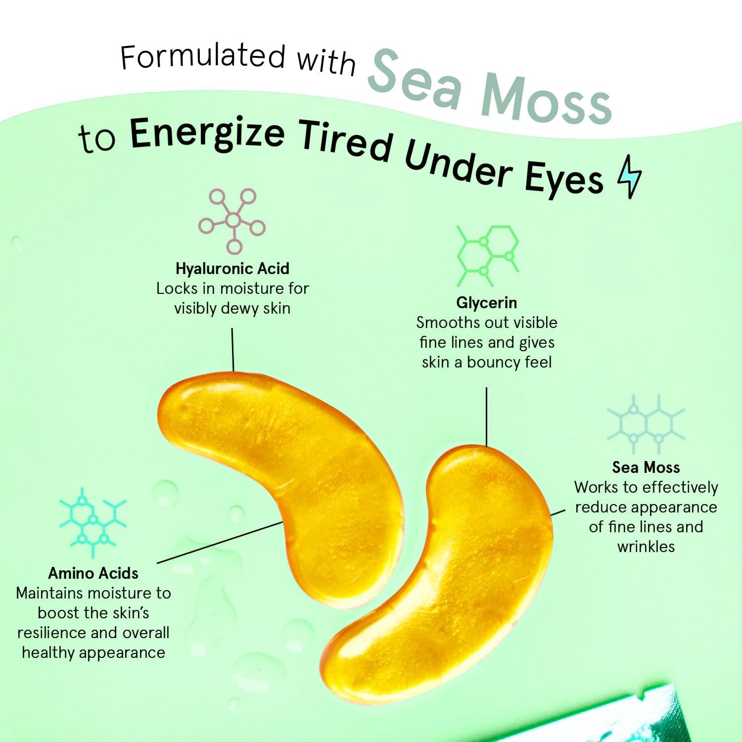 Enhanced adhesion keeps QUIA patches in place during routine skincare.