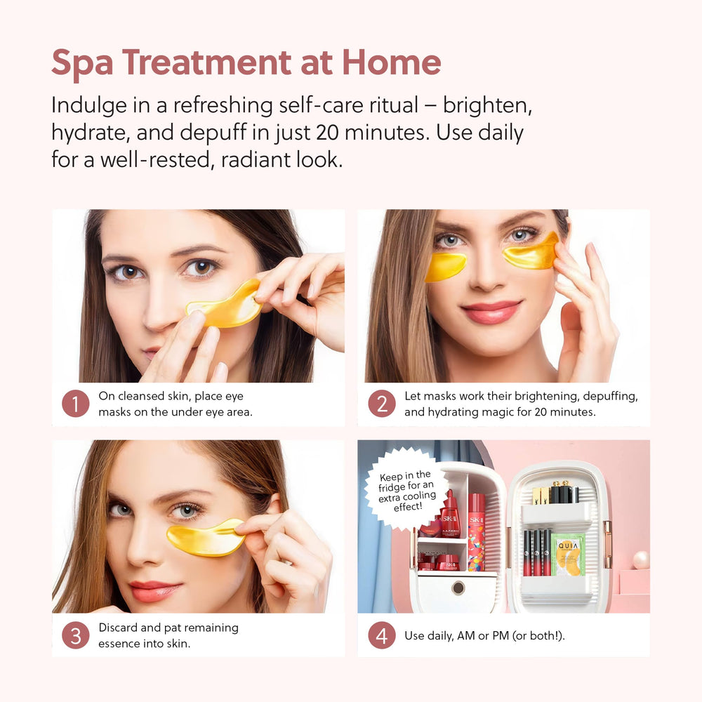 Compact packets make QUIA patches ideal for travel or spa nights.