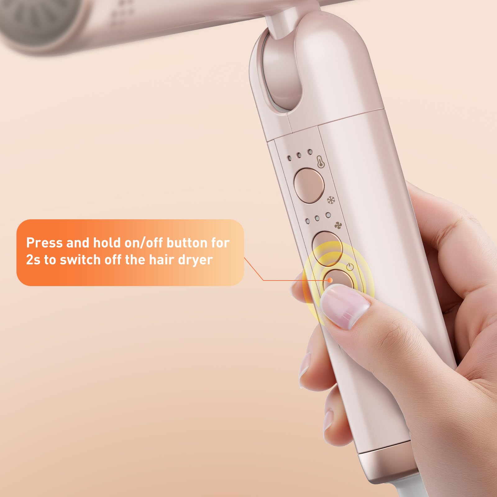 Quico secador usa control inteligente de temperatura para cabello seguro