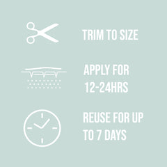 Quitch silicone scar sheets are water-resistant for daily use.