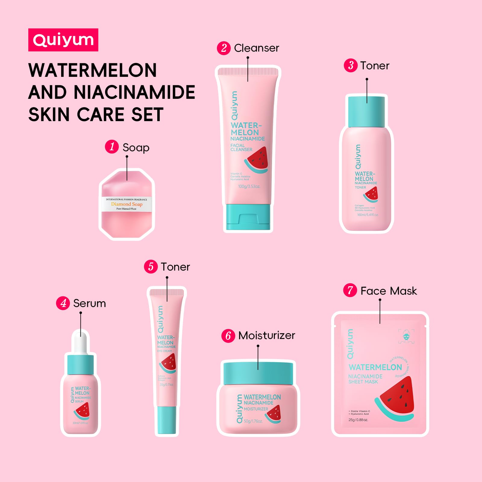 QUIYUM crema de ojos sandía cuida la zona delicada