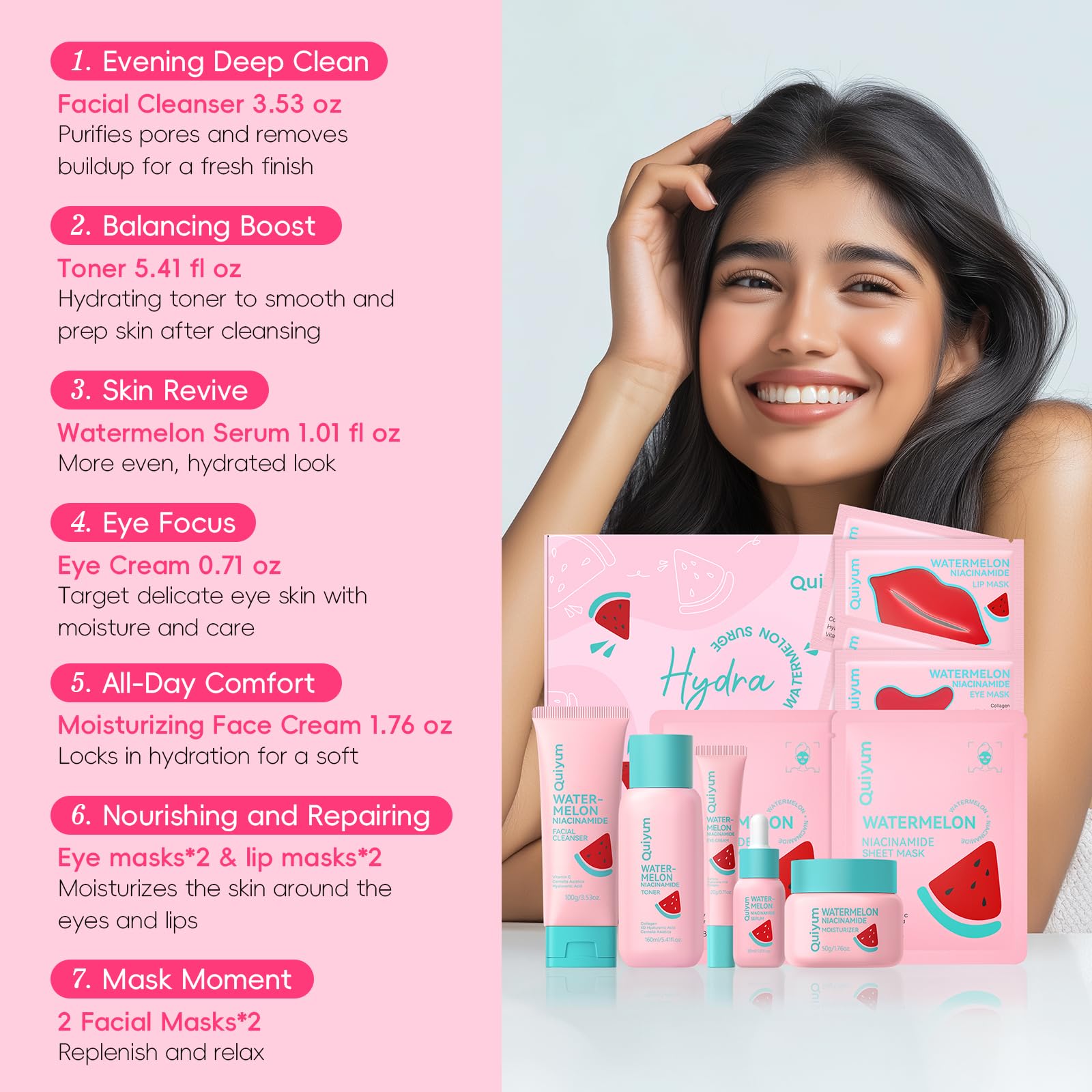 Mascarilla labial QUIYUM: labios hidratados y suaves.