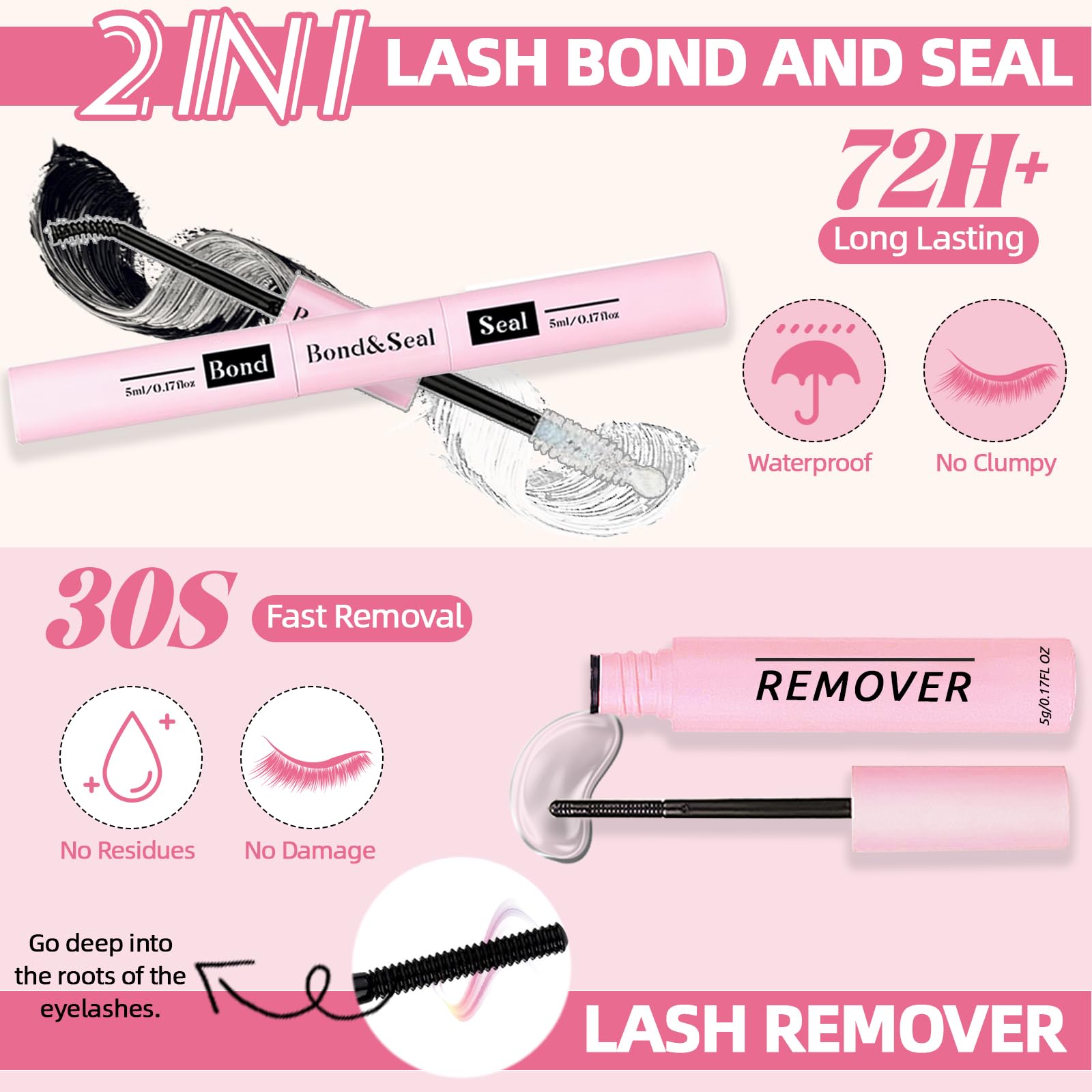 QUKLOGEN curved tweezers for precise lash placement
