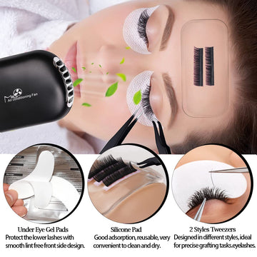 QUKLOGEN herramientas-brochas lash para aplicación precisa.