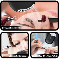 QUKLOGEN secador lash USB sin cuchillas para secado seguro y rápido.