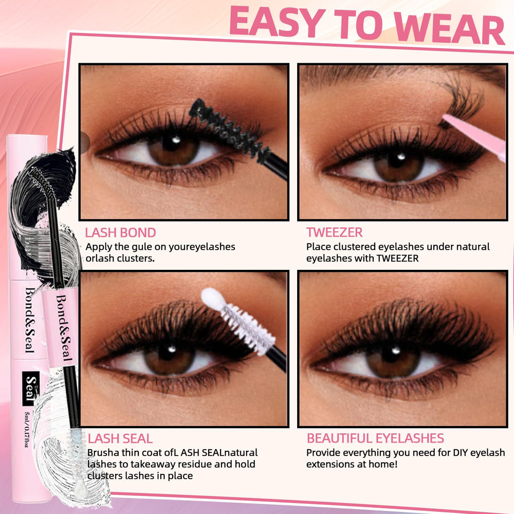 QUKLOGEN soft dual headed brush for curling and grooming lashes