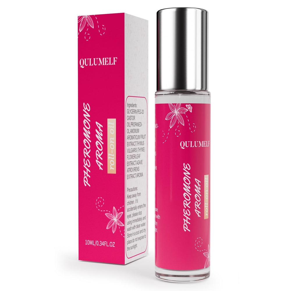 QULUMELF perfume feromonas para mujeres con rodillo compacto, uso diario.