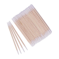 Qundaoily aplicadores con algodón doble punta de madera para cosméticos