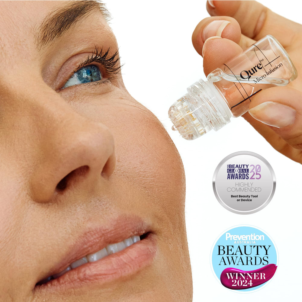 Qure Micro Infusion: acabado luminoso para piel fresca y radiante.