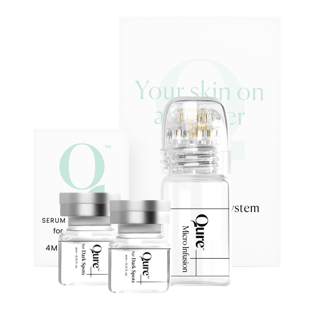 Qure sistema de microinfusión para cara y cuello, hidratación y revitalización de la piel.