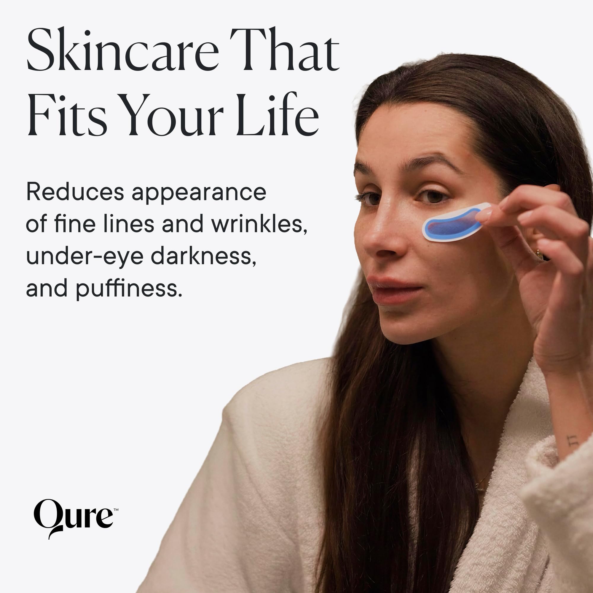 Parche Qure para contorno de boca reduce líneas de sonrisa.