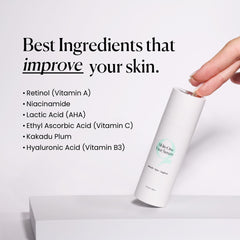 Qure Serum textura ligera con ácido hialurónico para piel suave.