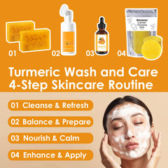 qvkzl aceite de curcuma para hidratación ligera y nutrición facial
