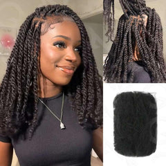 QUEEN VIRGIN REMY QVR Afro Kinky Bulk Hair: paquete de 50 g para extensiones naturales.