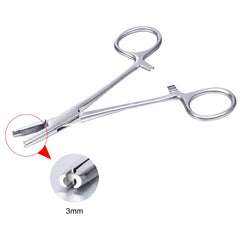 QWALIT pinzas para cambio de joyas 3mm-16g para dermal