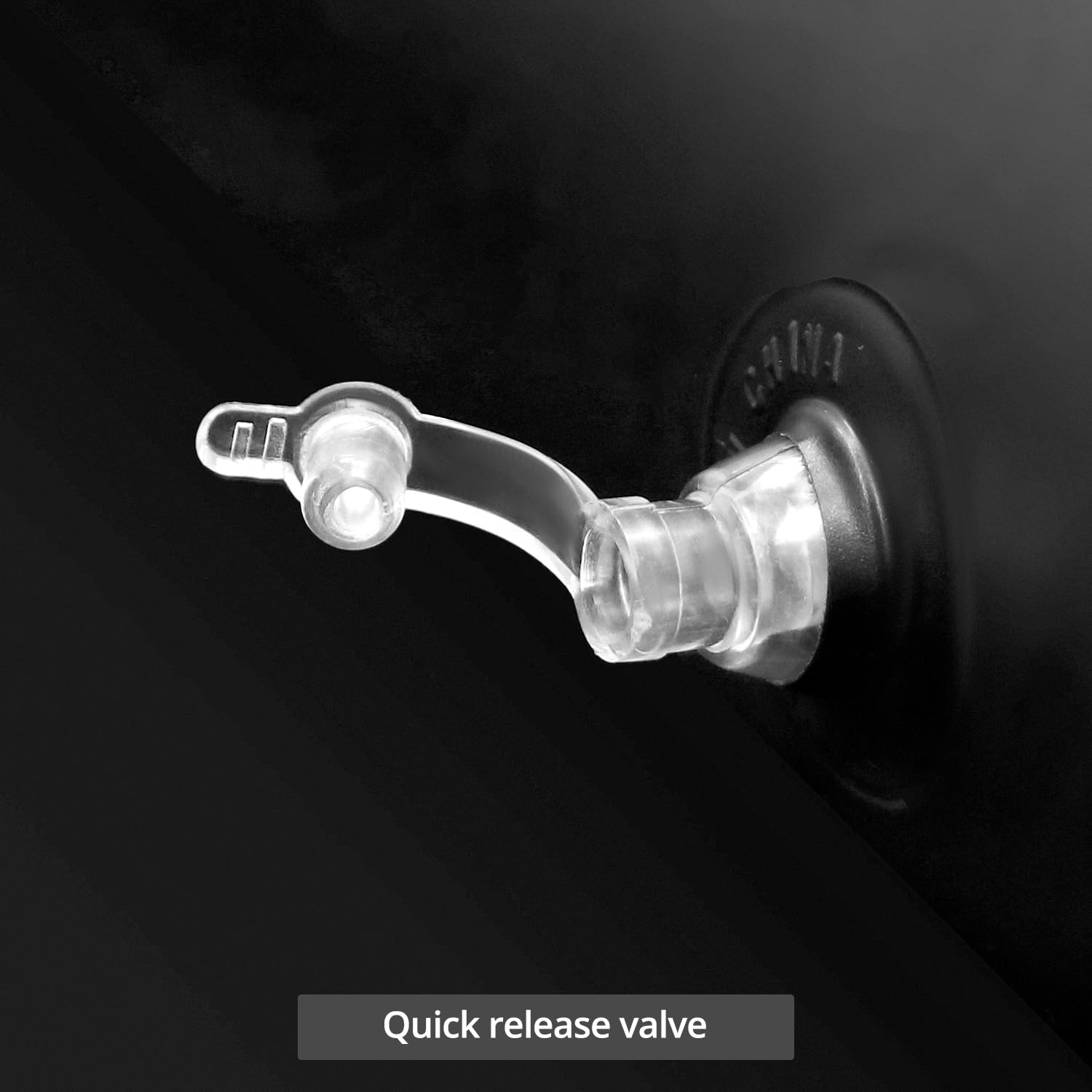 Diseño facilita inflar y desinflar con válvula rápida de QWORK.