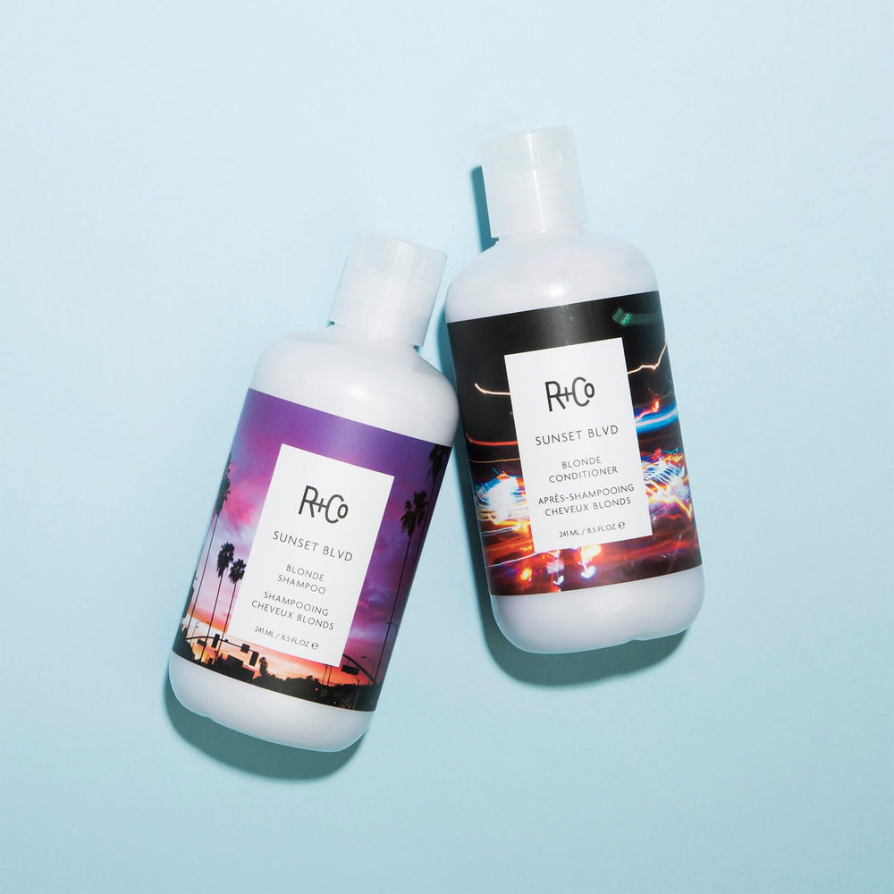 R+Co Sunset Blvd Shampoing, brillance accrue des blondes sans reflets jaunes
