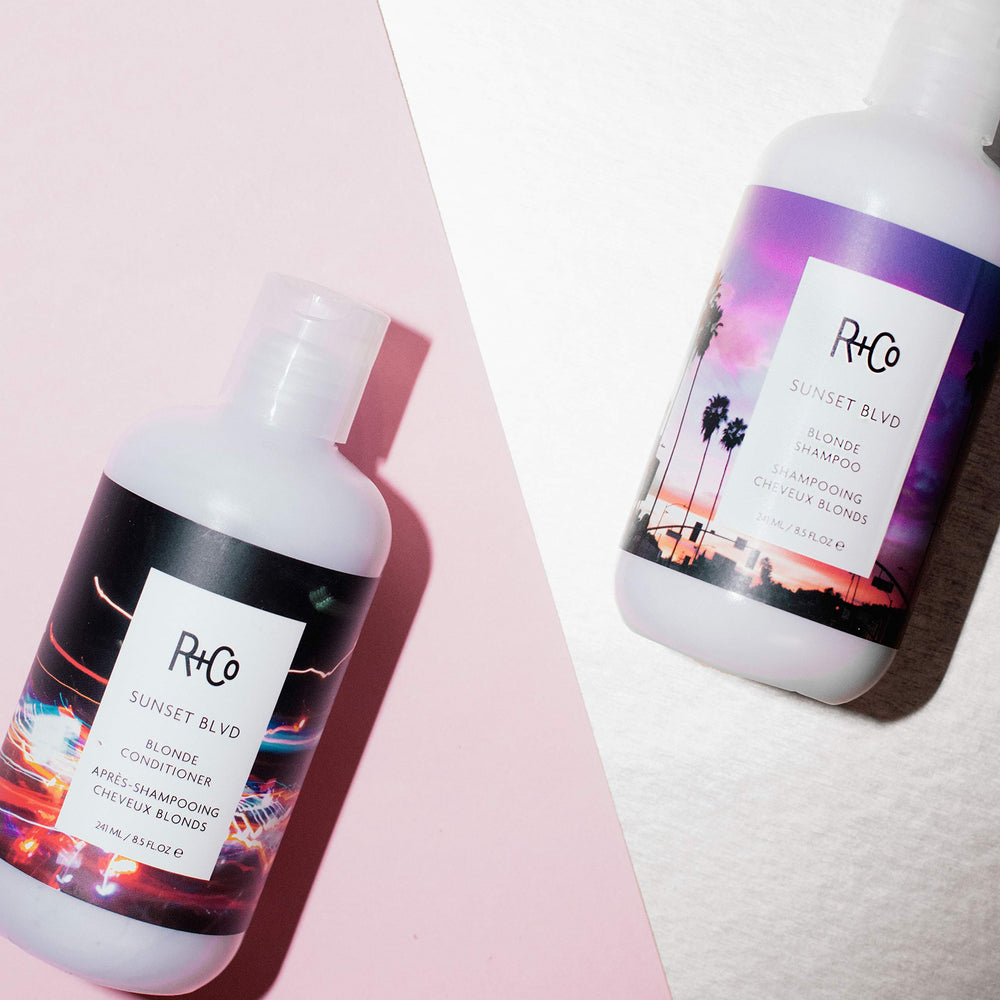 R+Co Sunset Blvd Shampoing glycérine, maintien de l'hydratation des cheveux