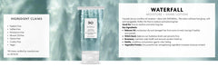 Cabello tras usar Waterfall con brillo, suavidad y manejabilidad