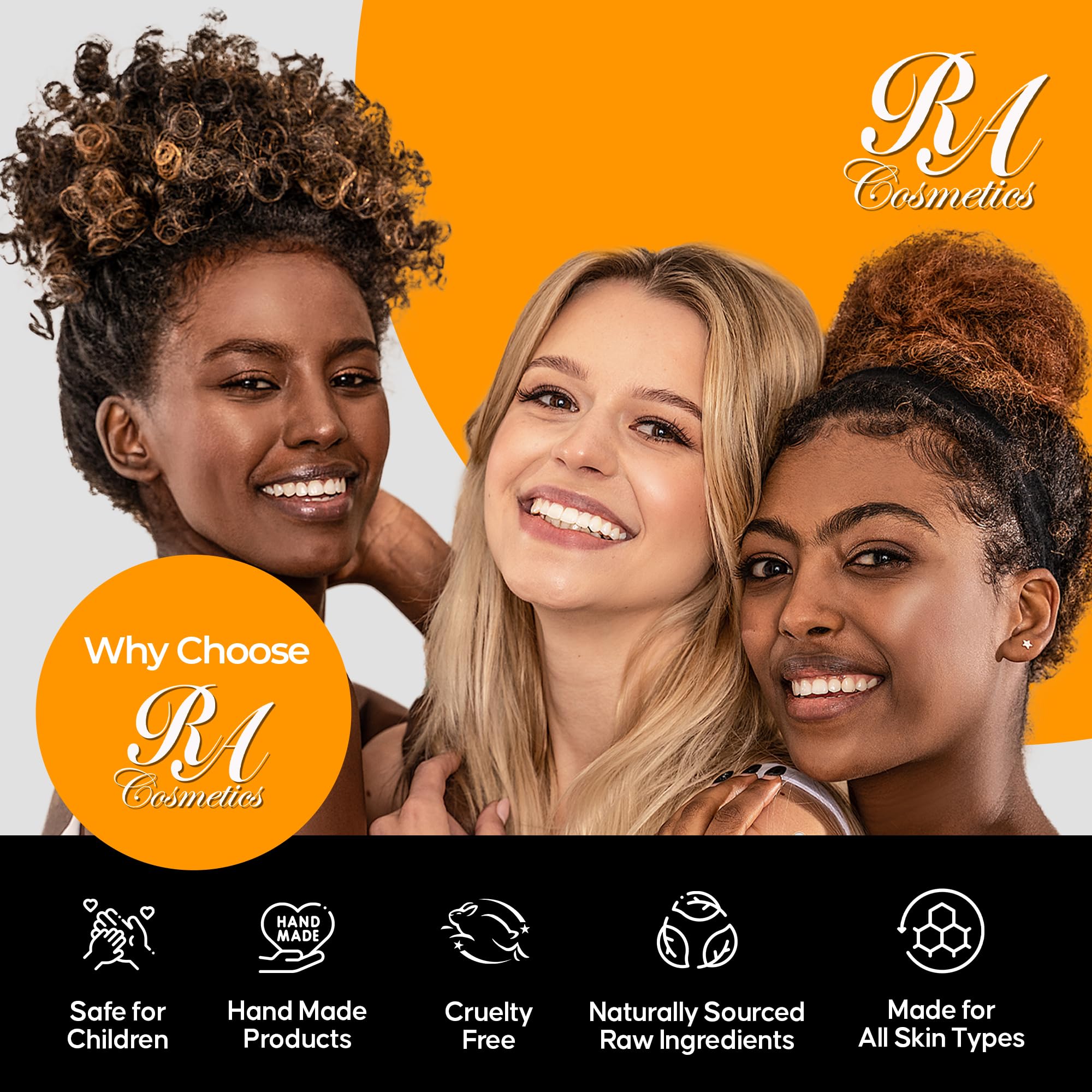 RA COSMETICS manteca cruda ofrece nutrición natural para piel y cabello.