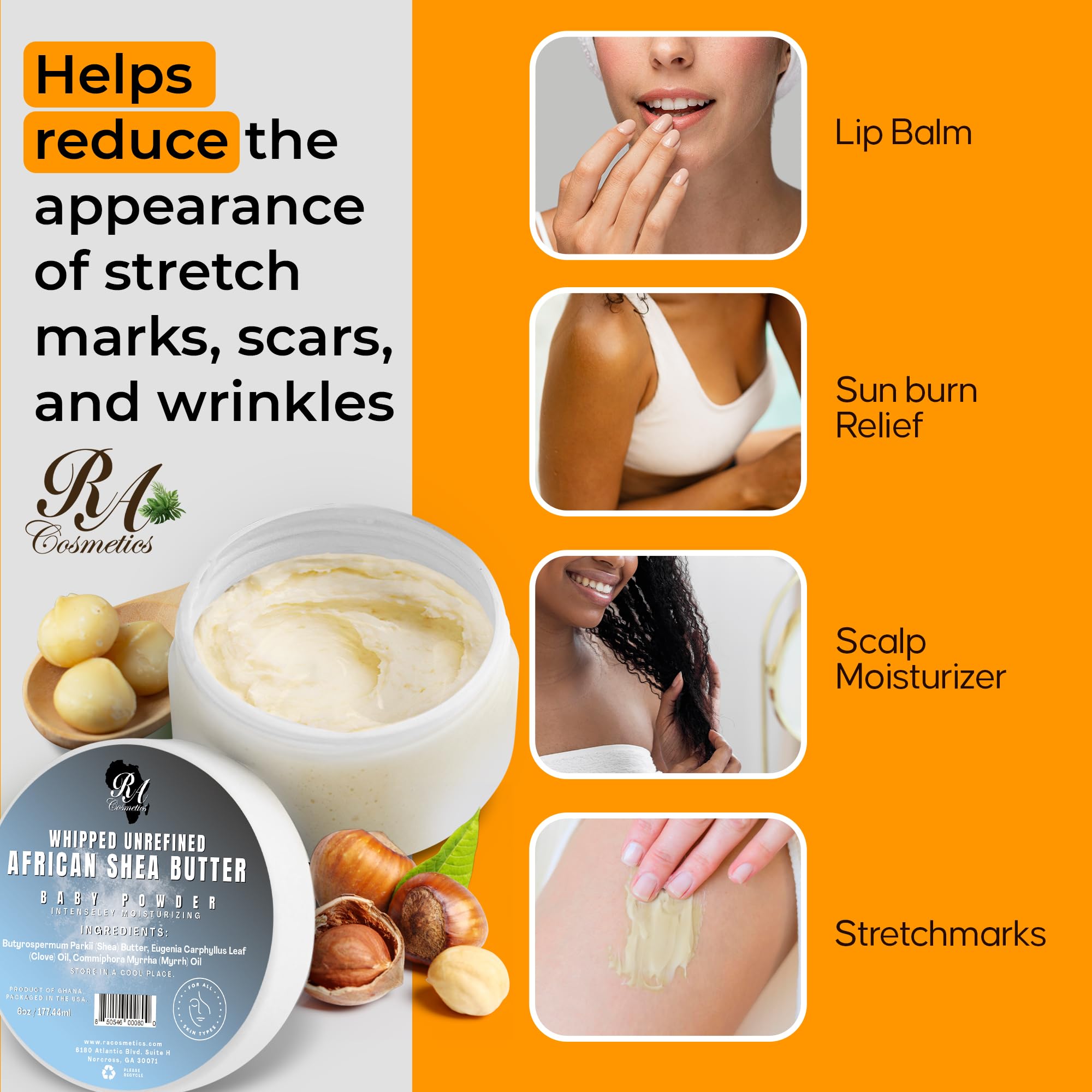 RA Cosmetics hair leave-in use shows smoother, detangled curls and shine