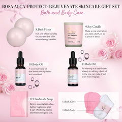 RA ROSA ACCA aceite de baño perfumado para relajación