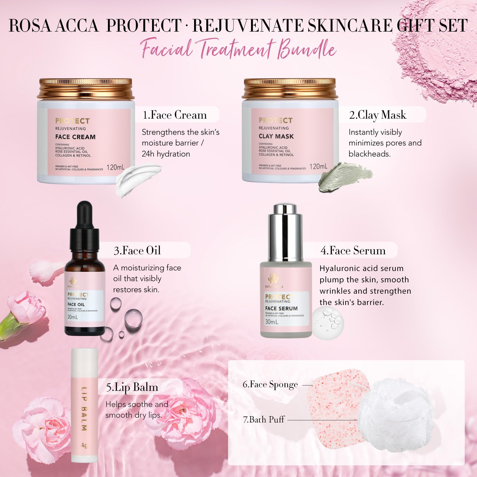 RA ROSA ACCA crema facial suave para hidratación ligera