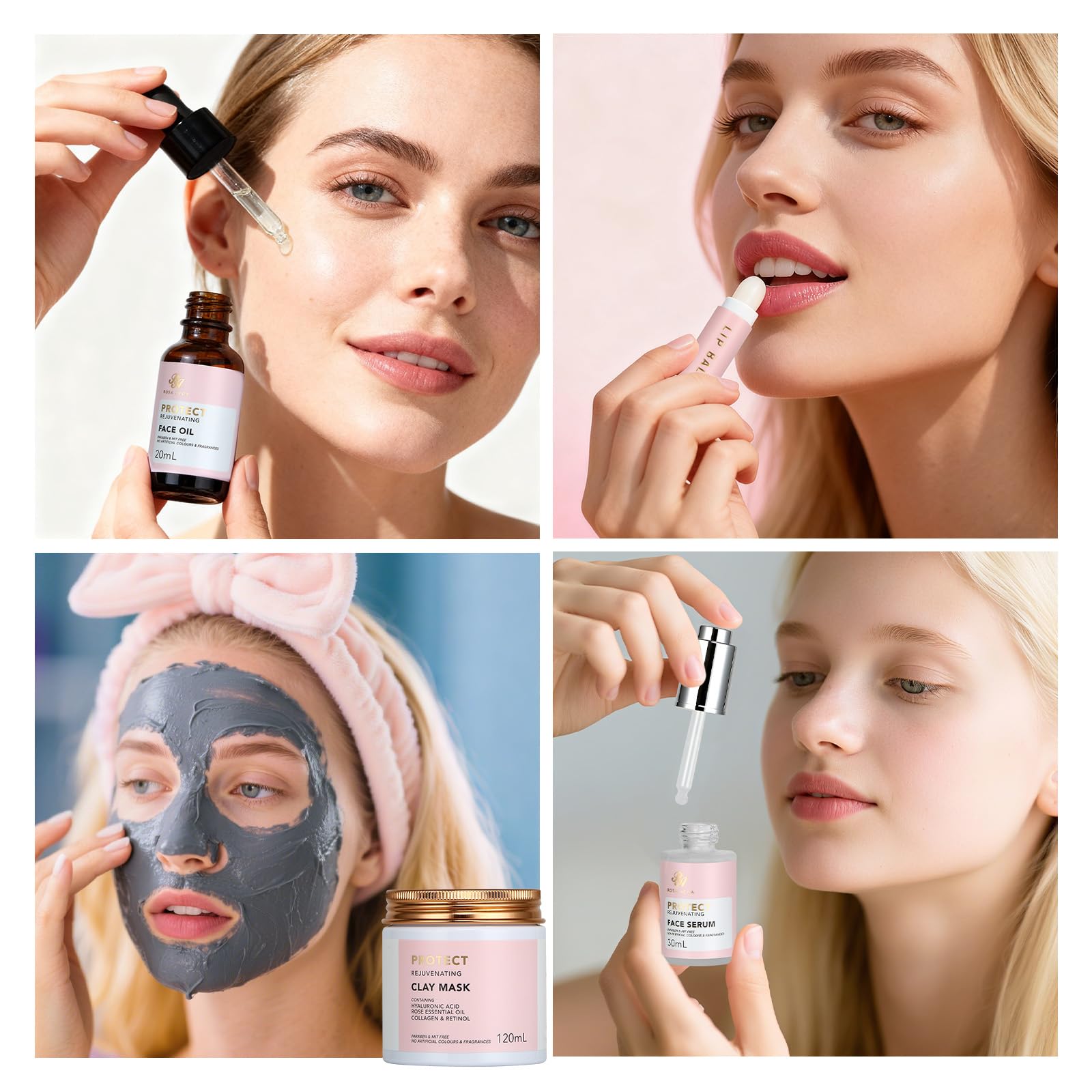 RA ROSA ACCA mascarilla gel para ojos, alivio inmediato