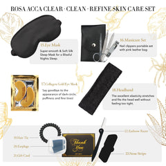 RA ROSA ACCA masque argile visage pour purifier et équilibrer.