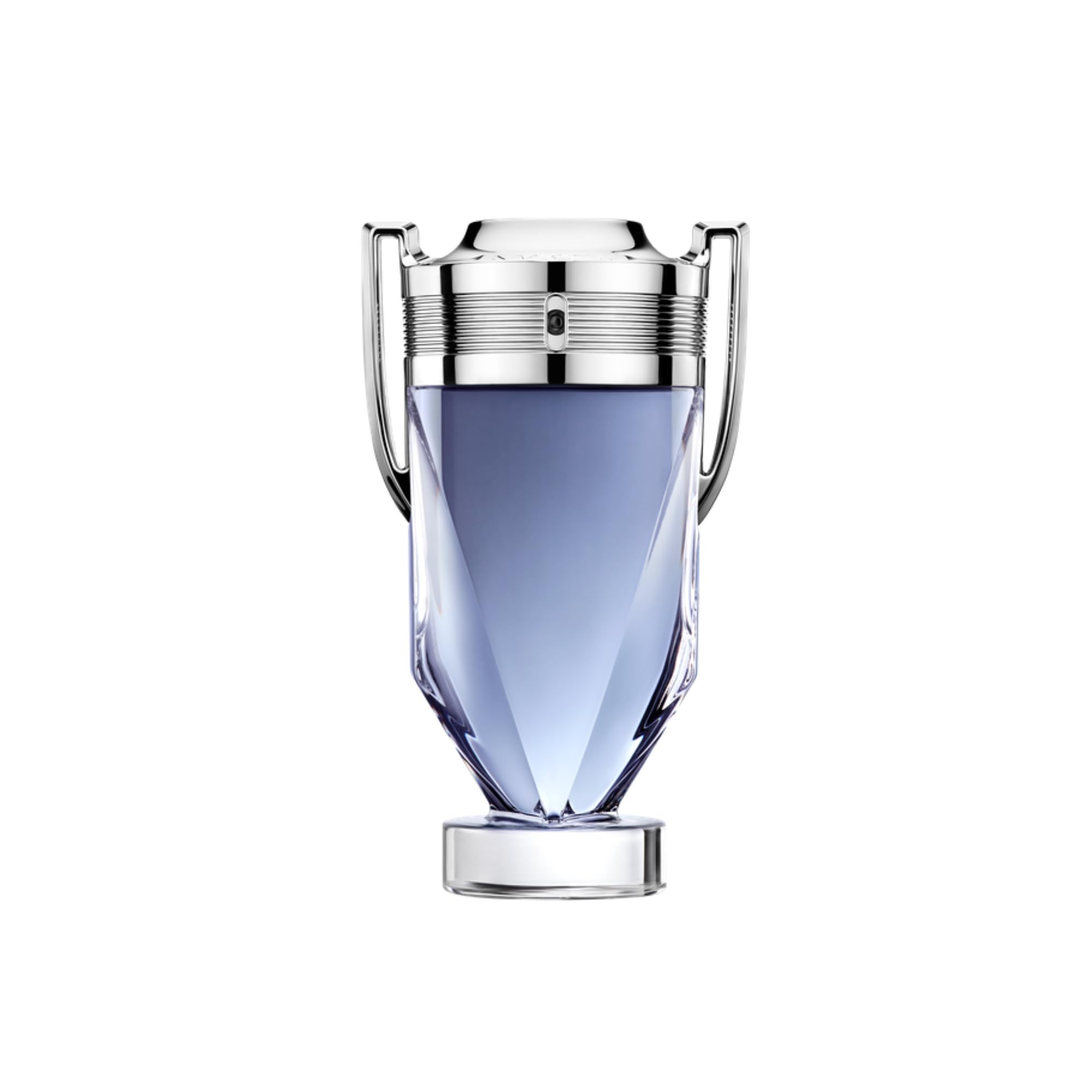 Rabanne Invictus frasco-trofeo, aroma fresco y amaderado para hombres.