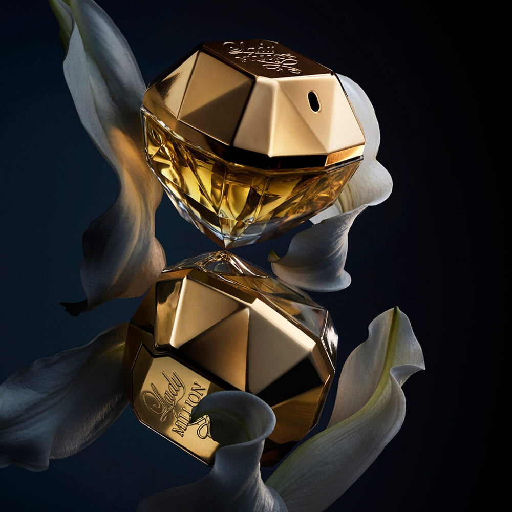 Rabanne Lady Million, uso nocturno, ideal para cenas y salidas elegantes.