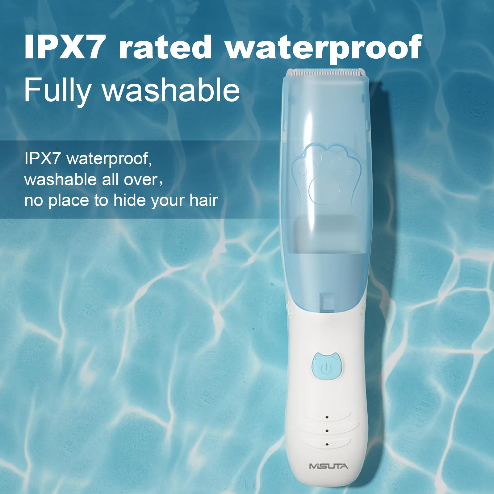 Corte a prueba de agua Rabbitcozy IPX7 y fácil limpieza.