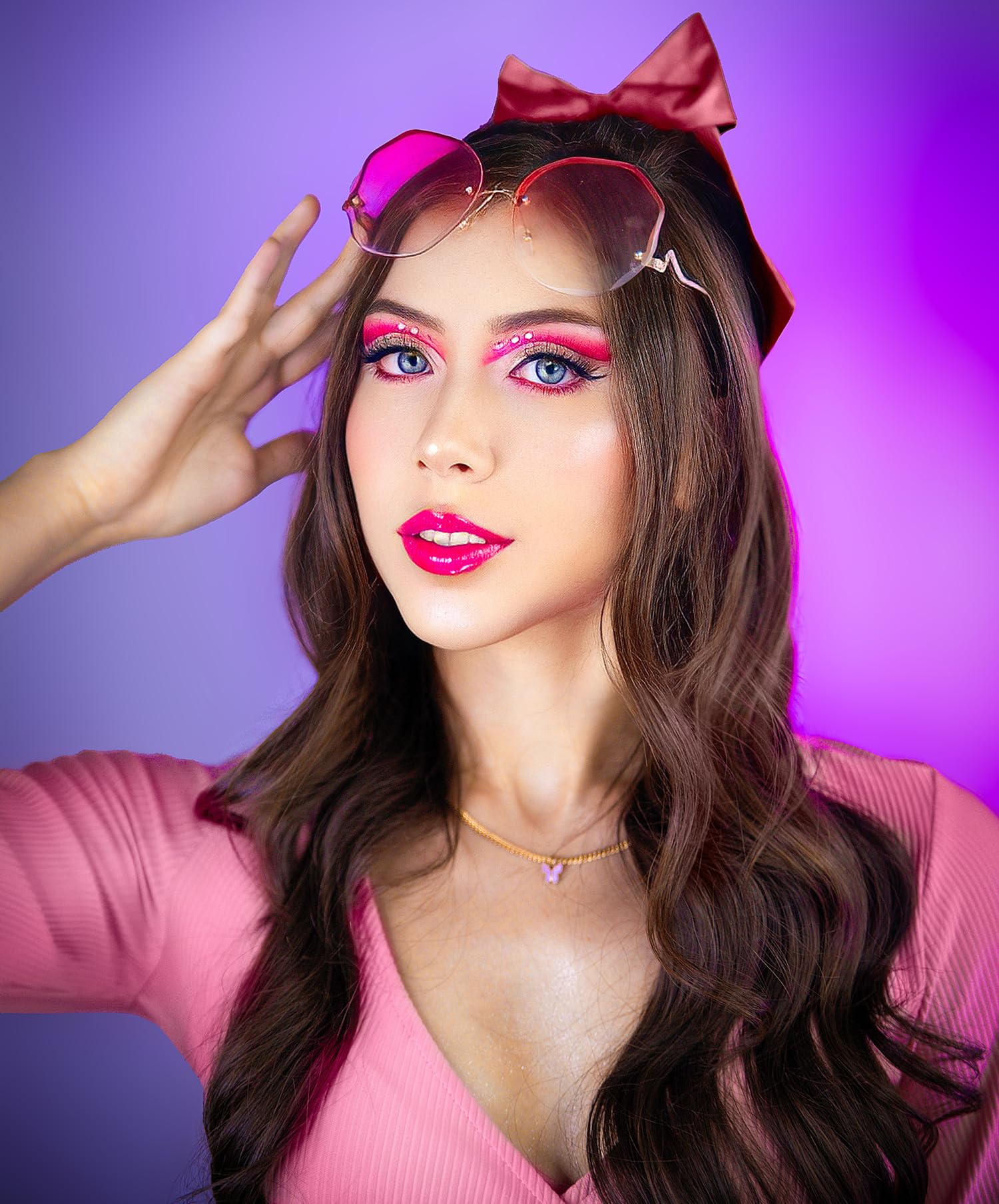 Peine antiestatico rosa de Rabetly para cabello mojado y suave.