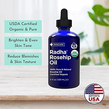 Radha Beauty Cuidado de uñas con aceite de rosa mosqueta para fortalecer uñas